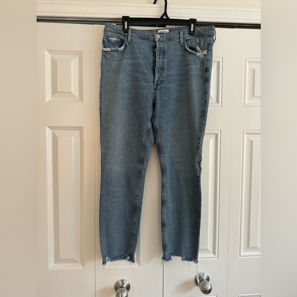 Denim skinny jeans